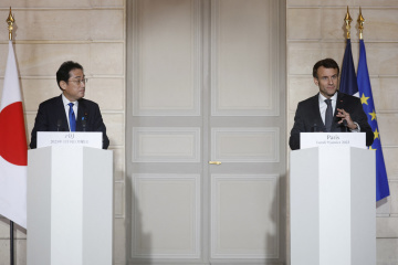 Kishida, Macron discuss Russia's war against Ukraine