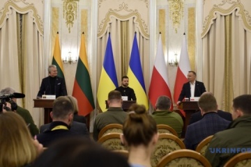 Polska i Litwa popierają członkostwo Ukrainy w NATO – szczyt „Trójkąta Lubelskiego”.