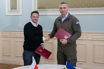 Vitaly Klytchko a rencontré les maires des quatre capitales européennes 