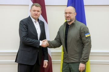 Shmyhal, Smiltēns discuss Latvia’s financial, humanitarian assistance to Ukraine
