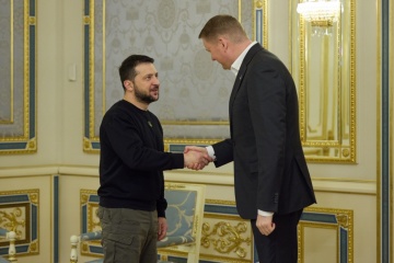 Selenskyj empfängt Präsidenten des lettischen Parlaments