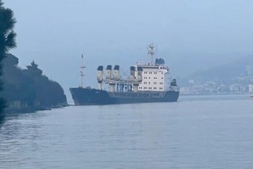 Un barco con grano ucraniano encalla en el Bósforo