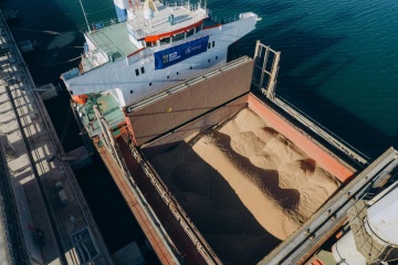 Granelero con 30.000 toneladas de trigo para Etiopía sale del puerto de Chornomorsk