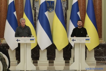 Finnischer Präsident zu Besuch in der Ukraine