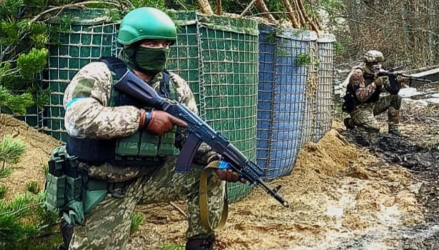 Оборонці Києва на півночі тренуються знищувати ворожі колони
