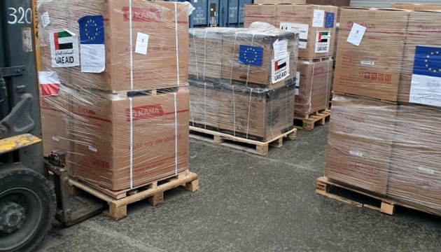 Odesa region gets 208 generators from UAE