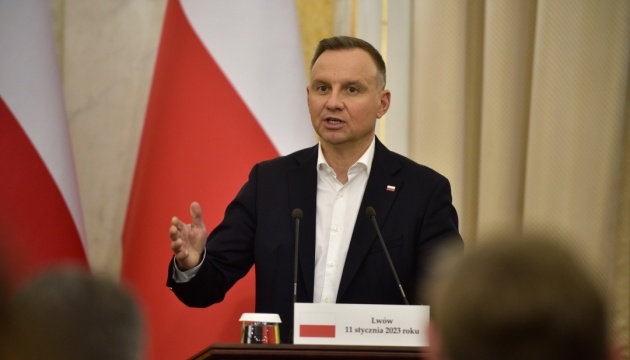 Duda on giving Ukraine F16s: There is little potential in Poland