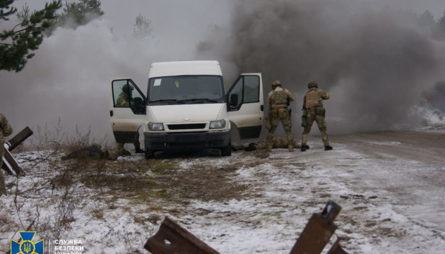 Сили оборони біля кордону з білоруссю відпрацювали затримання ворожої ДРГ
