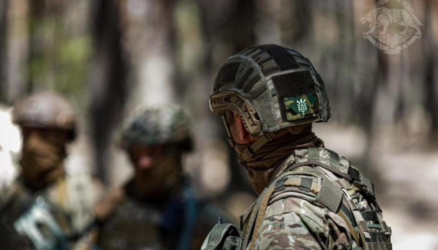 Special Operations Forces show a battle through the eyes of their operator