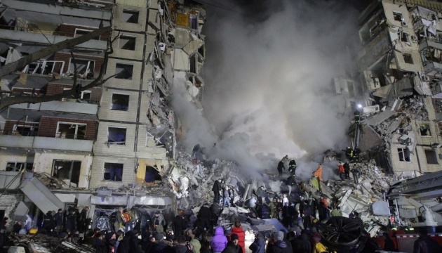 Russian strike on apartment block in Dnipro: Number of injured rises to 39 