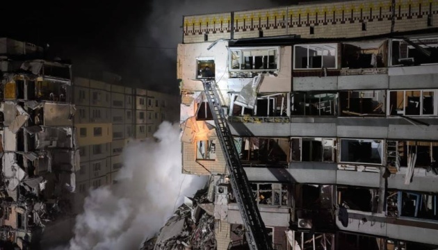 Russian strike on apartment block in Dnipro: Number of injured rises to 64