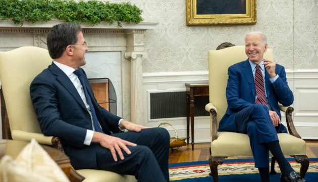 Biden und Rutte erörtern Unterstützung für die Ukraine