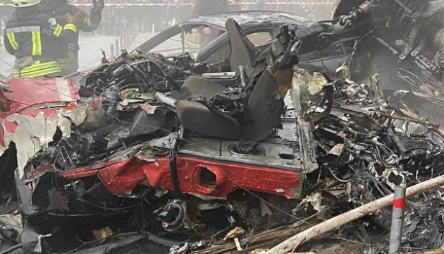 Browary: Innenminister und Vizeinnenminister kommen bei Absturz von Hubschrauber ums Leben
