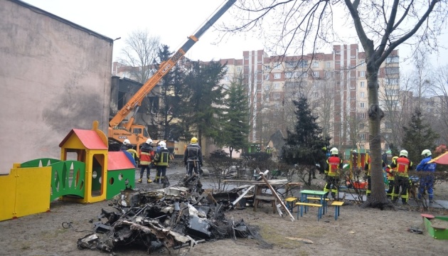 Sixteen people, including six children, are in hospitals after helicopter crash in Brovary