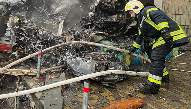 14 Tote nach Hubschrauberabsturz in Browary, darunter ein Kind - Katastrophenschutz