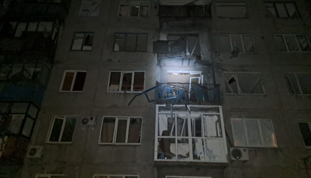 In der Nacht eine Ortschaft der Gemeinde Otschakiw mit Artillerie angegriffen