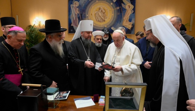 Папа Римський висловив підтримку очільникам українських церков 