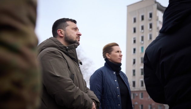 Зеленський: Візит прем'єрки Данії в Україну є символом потужної підтримки