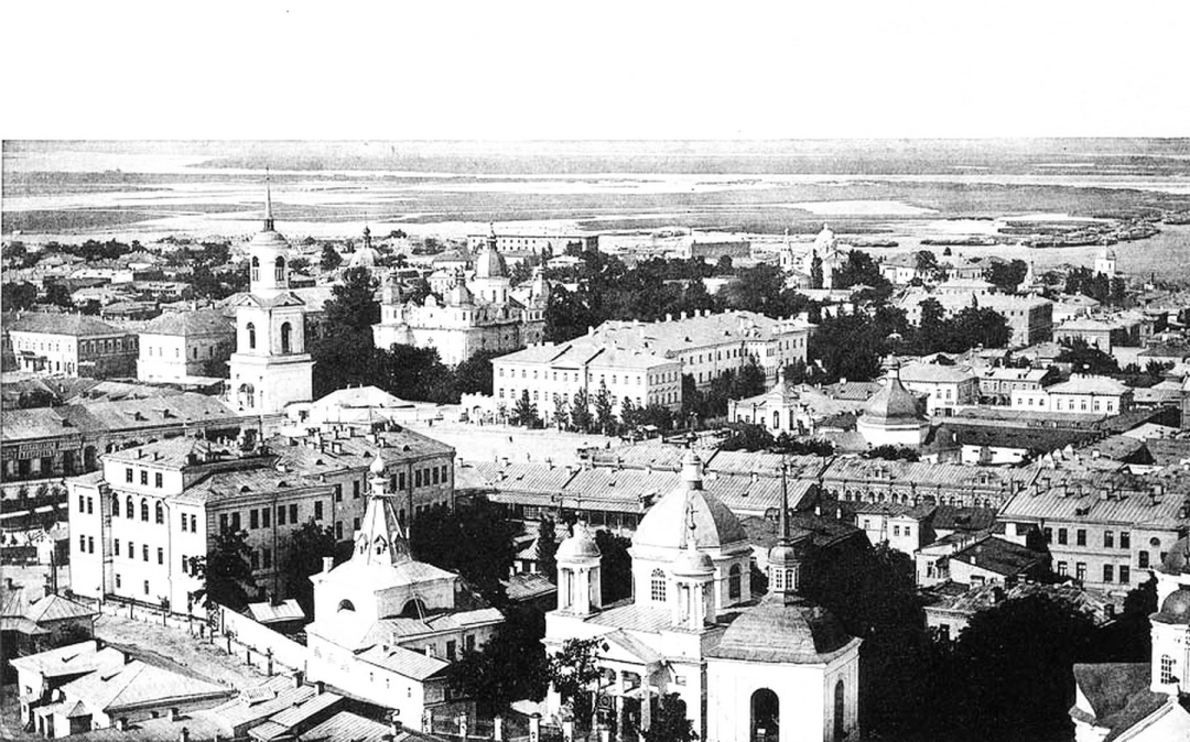 Загальний вигляд Подолу і Братського монастиря, 1920-ті рр.