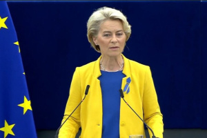 Ursula von der Leyen et des commissaires européens sont arrivés à Kyiv