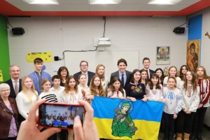 Трюдо відвідав українську школу в Торонто