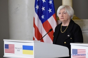 Глава Мінфіну США закликала європейські банки посилити дотримання санкцій проти РФ