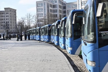 Харківщина отримала 11 автобусів від уряду Естонії 