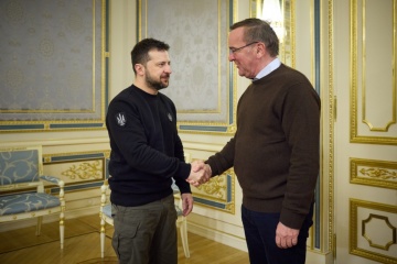 Zelensky meets with German defense minister