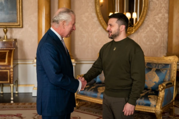 Zelensky se reune con el rey Carlos III del Reino Unido