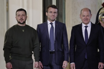 Emmanuel Macron et Olaf Scholz ont reconfirmé à Volodymyr Zelensky leur soutien indéfectible à l’Ukraine