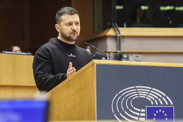 Zełenski w Parlamencie Europejskim - Jestem tutaj, aby chronić drogę do domu Ukraińców