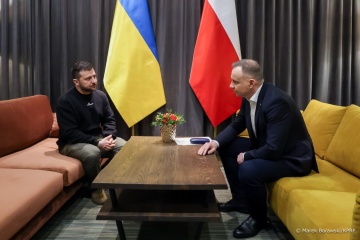 ゼレンシキー宇大統領、ドゥダ・ポーランド大統領と会談