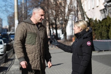 Mayor Klitschko, Canadian FM Joly meet in Kyiv