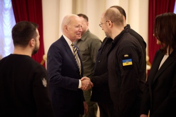 Szmyhal o wizycie Bidena - To potężny sygnał poparcia narodu ukraińskiego

