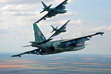 Ukrainische Luftwaffe greift 11 Mal Stellungen des Feindes an 