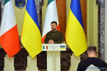 Ukraine receiving assistance and support from Italy since invasion began – Zelensky 
