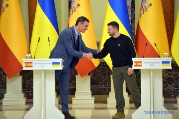 Zelensky: El apoyo de España a Ucrania solo ha aumentado durante el año de guerra