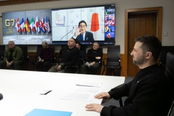 ゼレンシキー宇大統領、Ｇ７首脳テレビ会議に出席