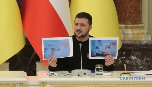 Зеленський показав фото Саакашвілі і заявив, що грузинська влада його вбиває