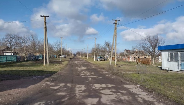 У селі на Херсонщині відновили електропостачання - без світла було 11 місяців