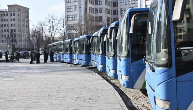 Харківщина отримала 11 автобусів від уряду Естонії 
