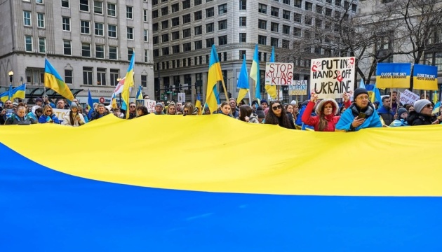 Українці проведуть акцію у Чикаго до річниці повномасштабного вторгнення росії