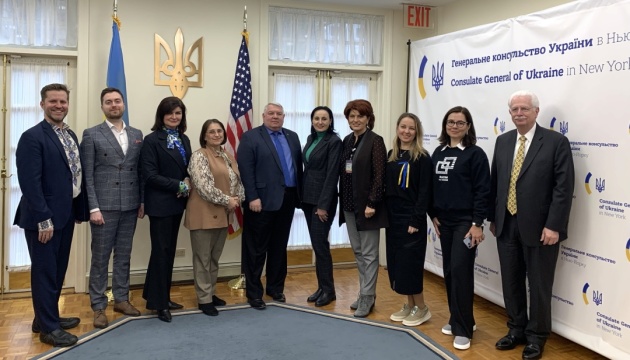 Делегація з України зустрілася у Нью-Йорку з керівництвом українських громад США