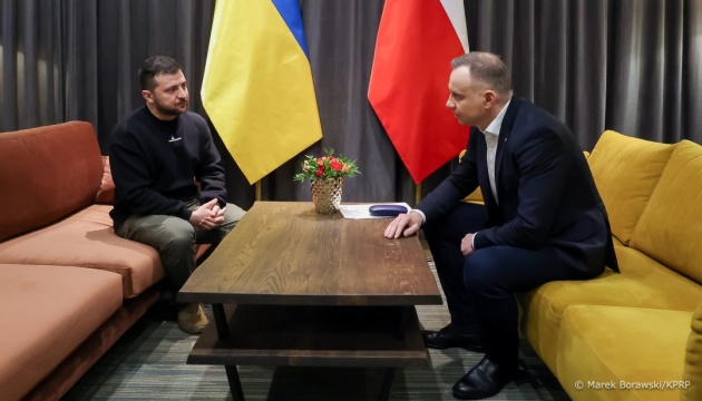 Zelensky meets with Duda in Rzeszow