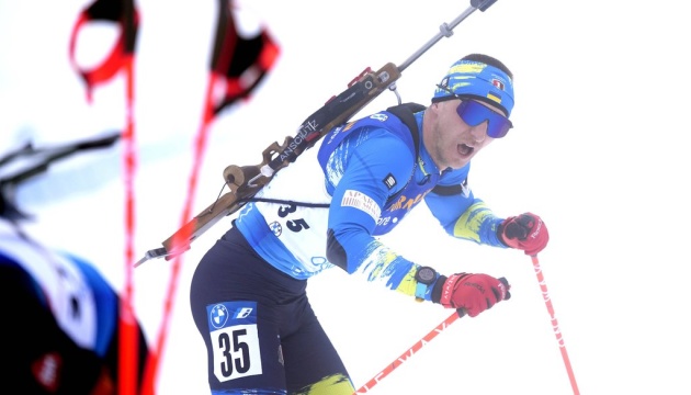 Підручний посів 5-е місце на чемпіонаті світу з біатлону; спринт виграли норвежці 