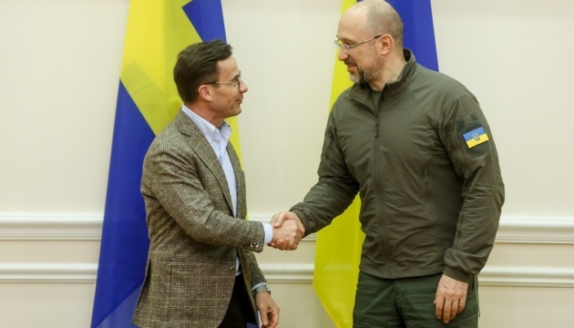 Szmyhal omówił z premierem Szwecji zwiększenie presji sankcji na Federację Rosyjską

