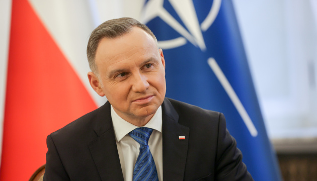 Дуда назвав надзвичайно важливим для Польщі вступ України в Євросоюз і НАТО