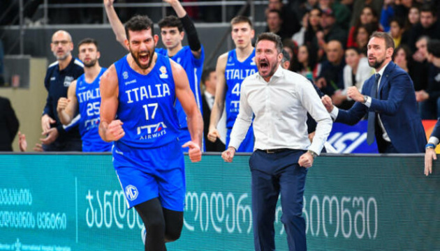 Баскетбол: Італія назвала склад на гру відбору ЧС-2023 проти України