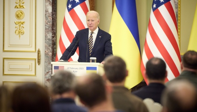 Ukraine succeeding in war, set to prevail - Biden