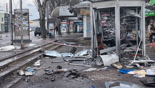 Six killed in Russian attack on bus stop, residential buildings in Kherson
